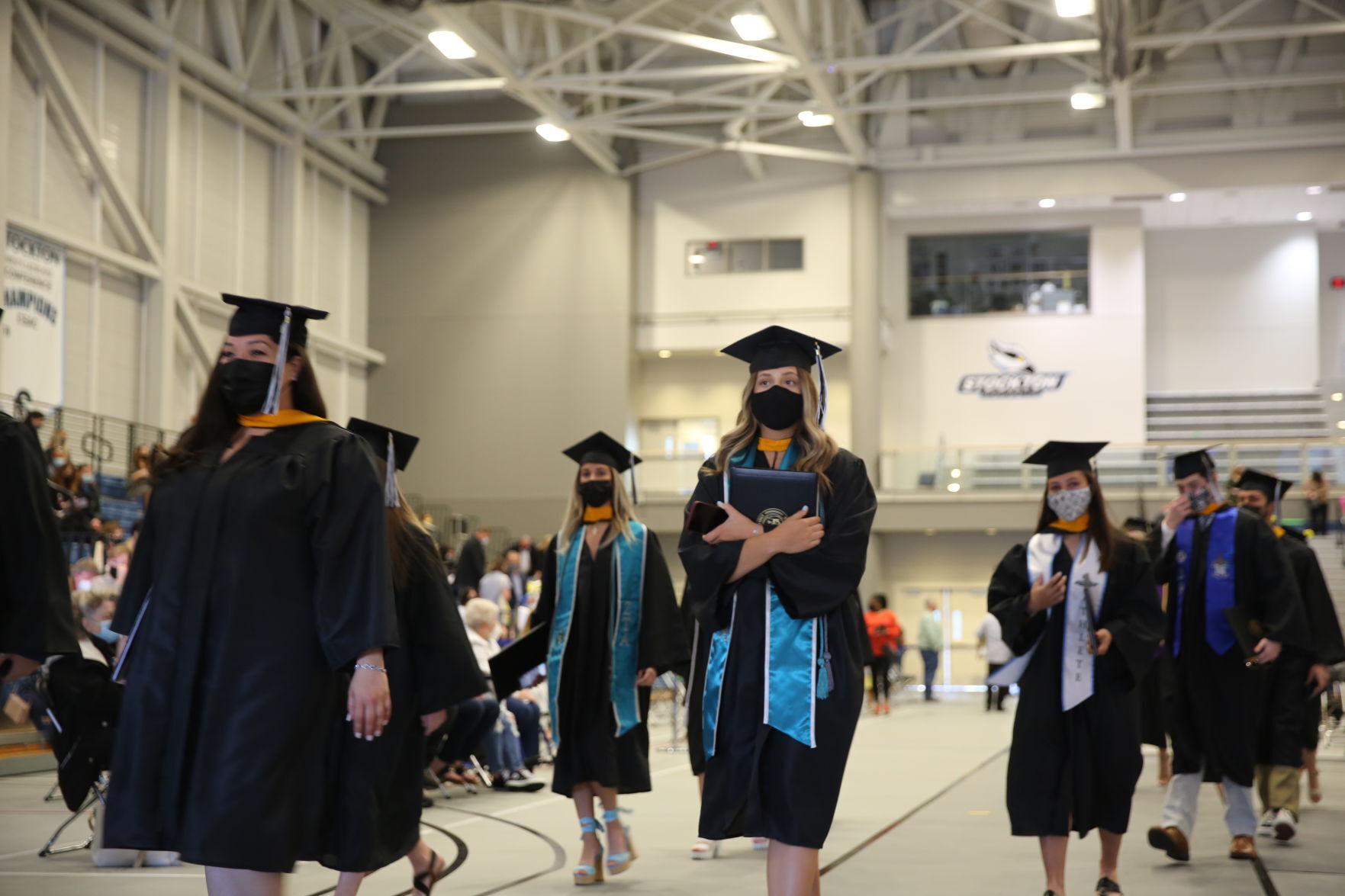Stockton University commencement Tuesday, May 11, 2021 at the Galloway Township campus